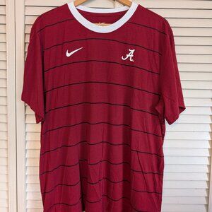 ALABAMA CRIMSON TIDE STRIPED NIKE TEE MEN'S XL